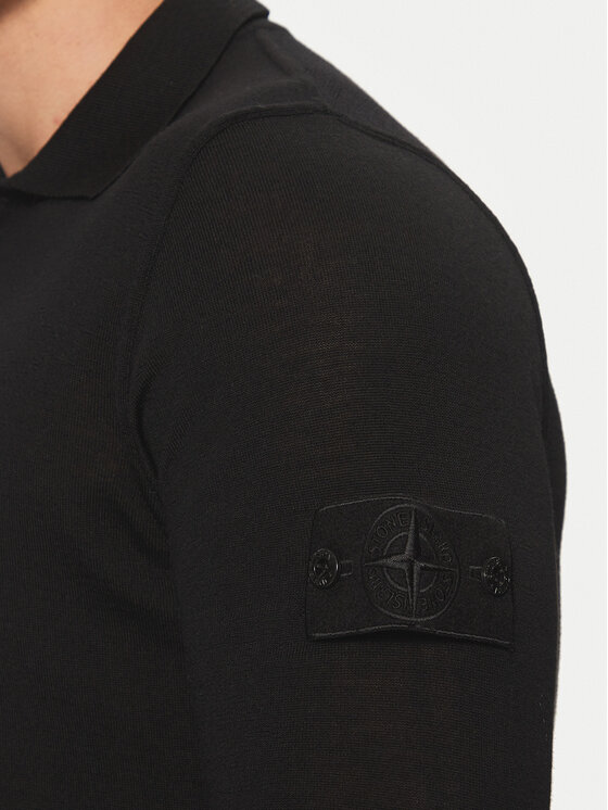Stone Island Stone Island Πουλόβερ 8115571FC Μαύρο Regular Fit