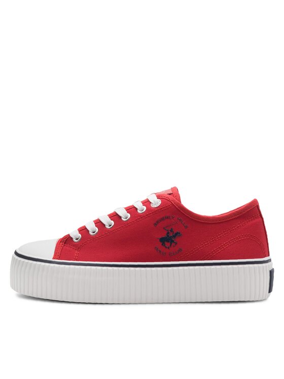 Beverly Hills Polo Club Beverly Hills Polo Club Sneakers aus Stoff BHPC027M Rot