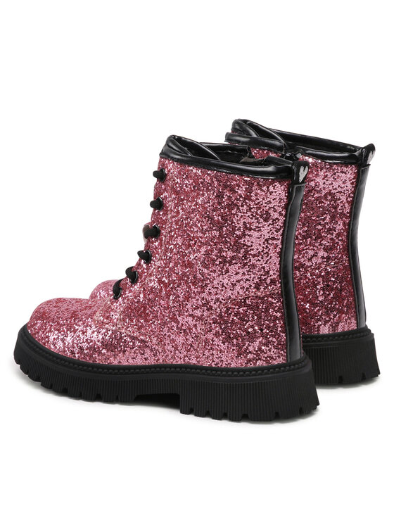 Nelli Blu Nelli Blu Schnürstiefeletten CM211214-1 Rosa