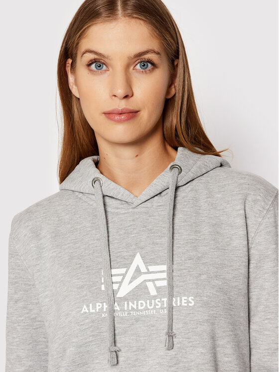 Alpha Industries Alpha Industries Bluza New Basic 196032 Szary Regular Fit