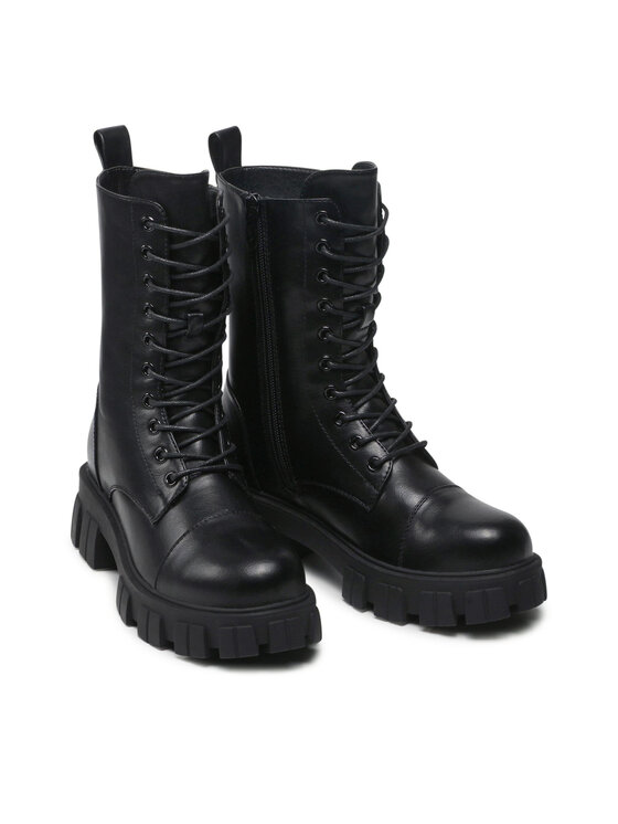 DeeZee DeeZee Schnürstiefeletten WS5585-11A Schwarz