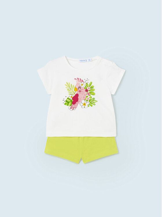Mayoral Set tricou și pantaloni scurți 1276 Colorat Regular Fit