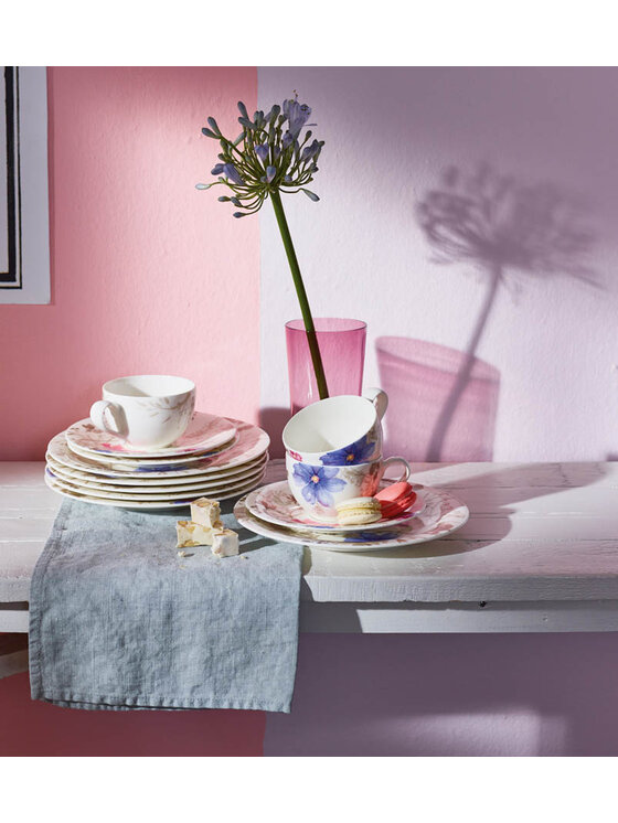 Villeroy & Boch Villeroy & Boch Spodek do filiżanki Mariefleur Gris Basic Villeroy & Boch Biały