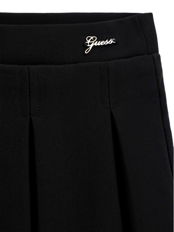 Guess Guess Spódnica mini K6BD04 K5927 Czarny Regular Fit