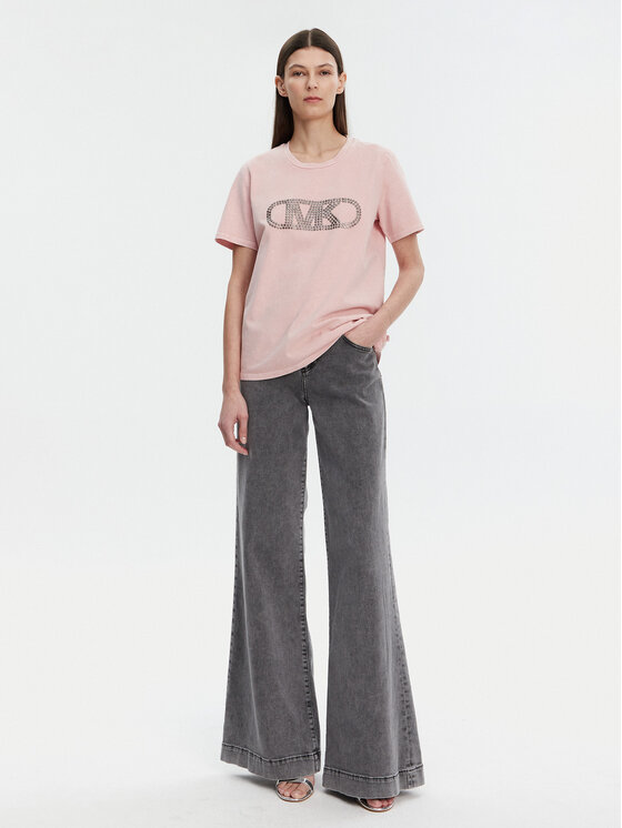MICHAEL Michael Kors MICHAEL Michael Kors T-Shirt MS551SC491 Różowy Regular Fit