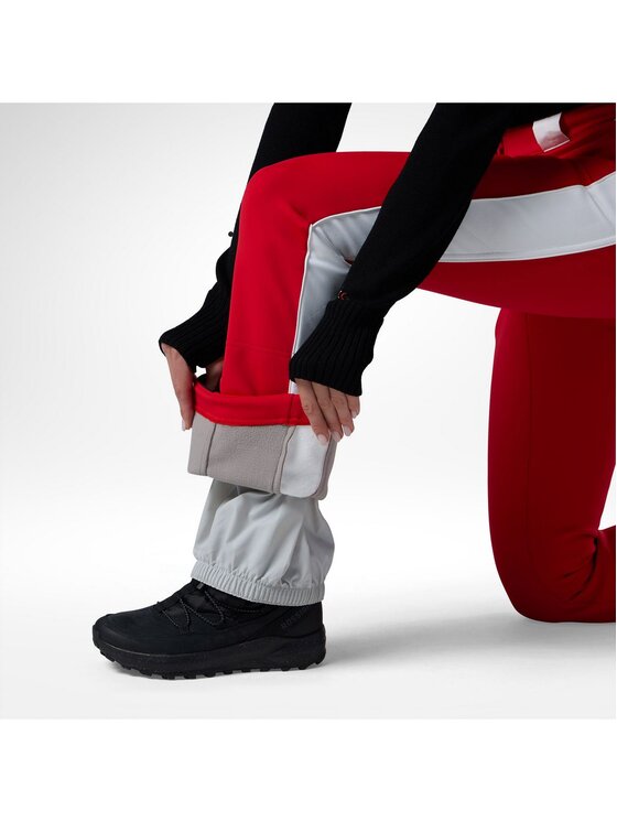 Rossignol Rossignol Spodnie narciarskie W Jcc Softshell Ski Pant Czerwony Slim Fit