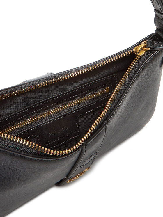 PINKO PINKO Torbica Arthemis Shoulder Mini AI 24-25 PLTT 103512 A29V Crna