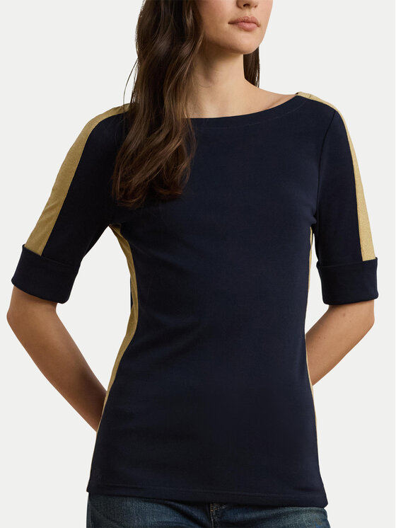 LAUREN RALPH LAUREN LAUREN RALPH LAUREN Bluse 200963099001 Dunkelblau Slim Fit