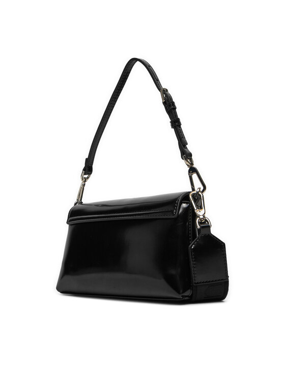 Calvin Klein Calvin Klein Torbica Ck Must Dbl Strap Mini Bag_Shiny K60K612772 Crna