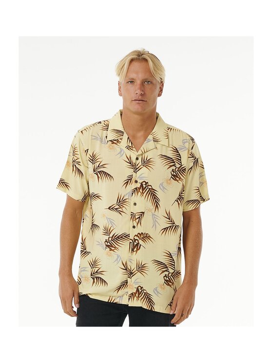 Rip Curl Rip Curl Koszula Surf Revival Floral S/S Shirt Żółty Regular Fit