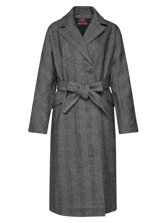 Robe di Kappa Robe di Kappa Kabát pro přechodné období Jeannie 62123UW Černá Regular Fit