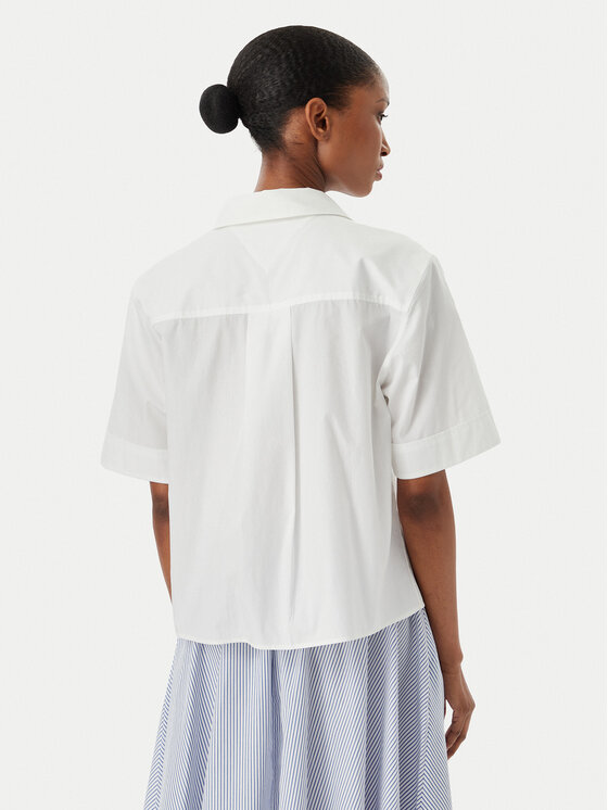 Tommy Hilfiger Tommy Hilfiger Camicia WW0WW48899 Bianco Relaxed Fit