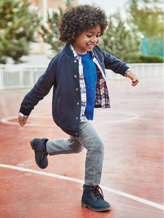 Mayoral Mayoral Blugi 4.515 Gri Regular Fit