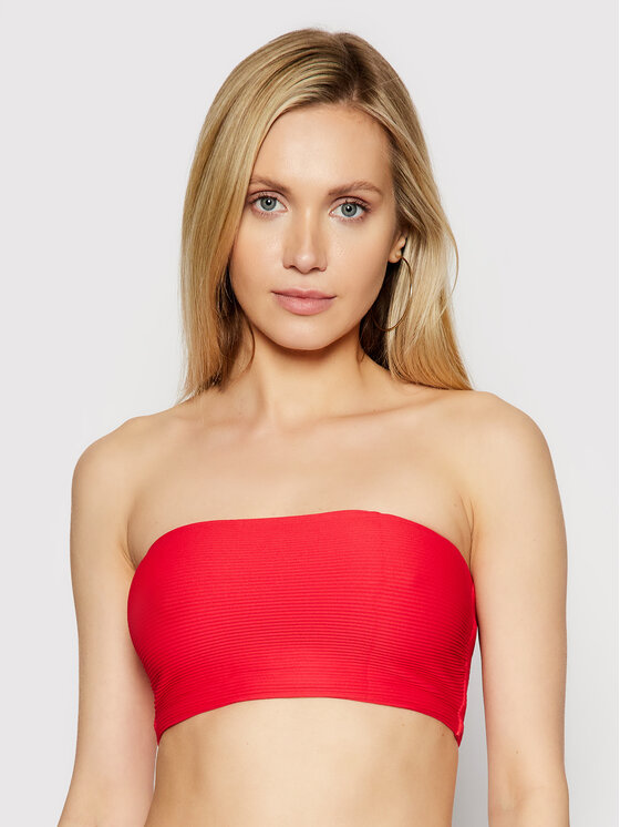 Seafolly Gornji Del Bikini Essential 31034-640 Rdeča