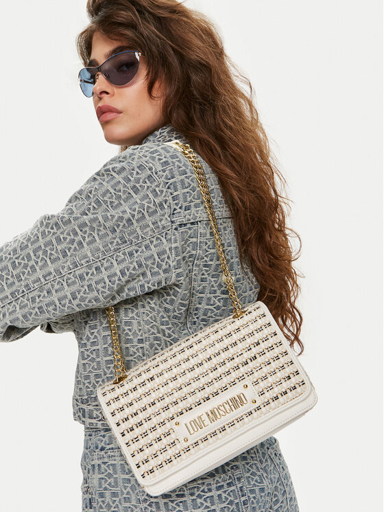 LOVE MOSCHINO LOVE MOSCHINO Torebka JC4348PP05K60108 Écru