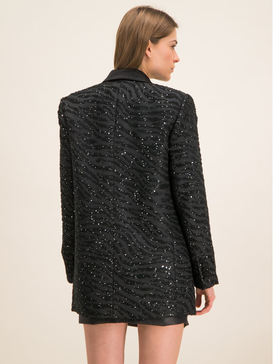 MICHAEL Michael Kors MICHAEL Michael Kors Σακάκι Tiger Sequined Jacquard MH91EXLD4S Μαύρο Regular Fit