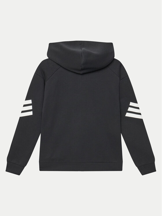 adidas adidas Mikina Future Icons 3-Stripes JJ4801 Čierna Regular Fit