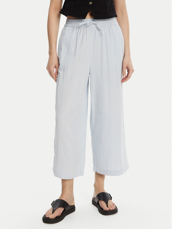 Pieces Pantaloni culotte Sastina 17156930 Celeste Loose Fit, taglia : XS