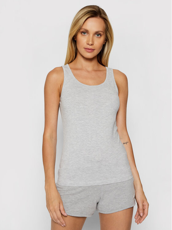 4F 4F Top NOSH4-TSD003 Szary Slim Fit