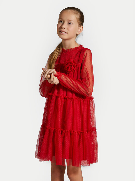 Coccodrillo Vestito elegante ZC4128102EJG Rosso Regular Fit, taglia : 122