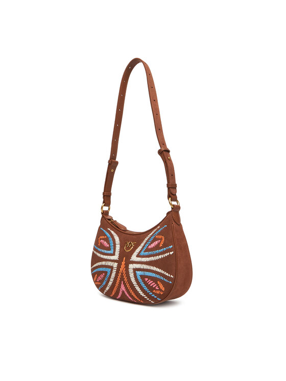 PINKO PINKO Сумка Half Moon Mini Fl PE 25 PLTT 102790 A2IW Коричневий