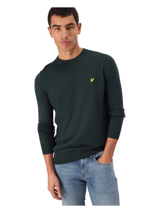 Lyle & Scott Lyle & Scott Maglione kn2110vc-w504 Verde Regular Fit