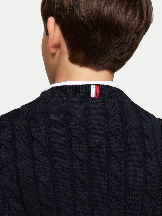 Tommy Hilfiger Tommy Hilfiger Пуловер Essential KB0KB09418 Тъмносин Regular Fit
