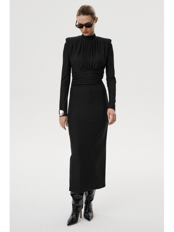 MARI PRETI MARI PRETI Abito da cocktail Deluna Nero Slim Fit