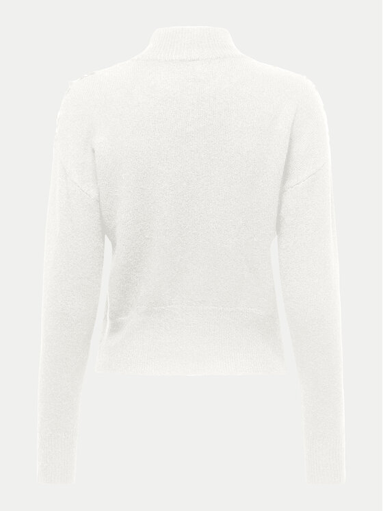 ONLY ONLY Sweter Alba 15332081 Biały Regular Fit
