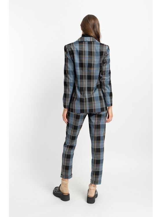 CLICK CLICK Παντελόνι υφασμάτινο 30-313 Μπλε Jazzy Fit