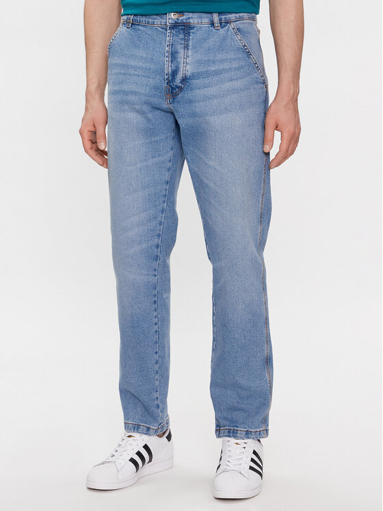United Colors Of Benetton Blugi 41TBUE019 Albastru Straight Fit