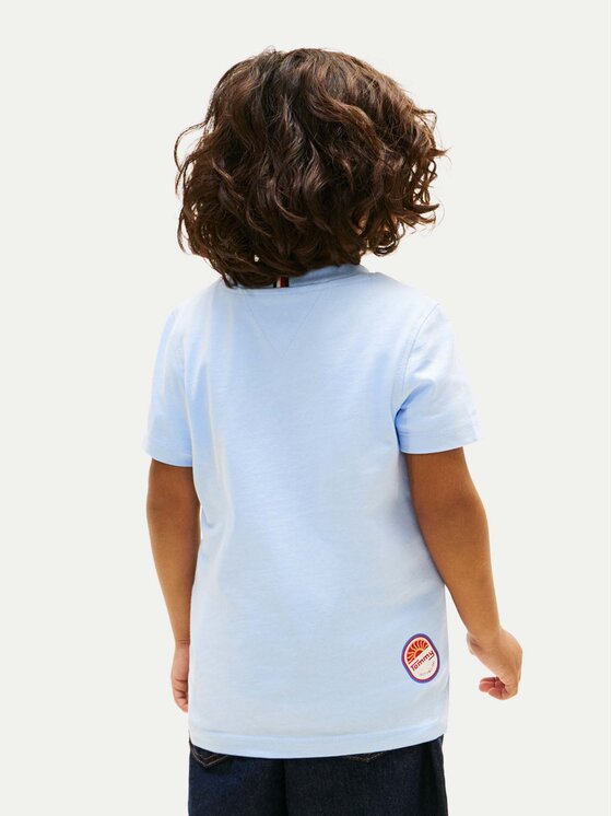 Tommy Hilfiger Tommy Hilfiger T-Shirt KB0KB10274 Ανοιχτό μπλε Regular Fit