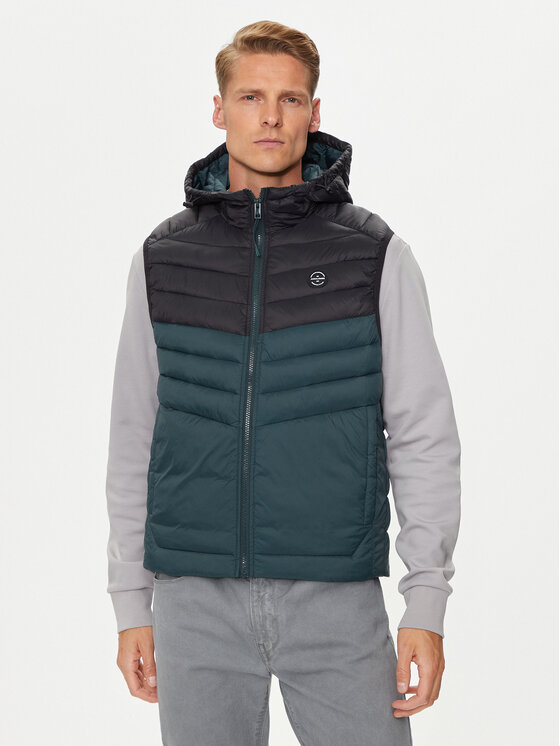 Jack&Jones Veste Sprint 12258452 Zaļš Regular Fit