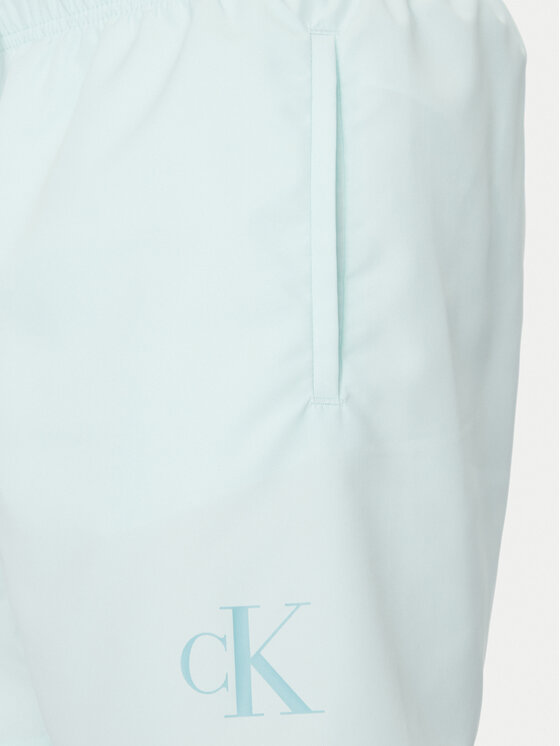 Calvin Klein Swimwear Calvin Klein Swimwear Plaukimo šortai KM0KM01101 Žalia Regular Fit