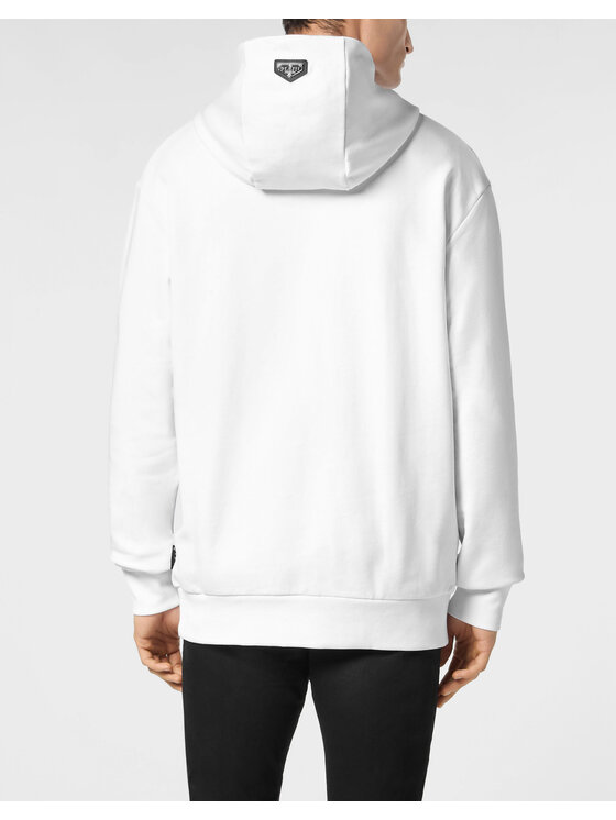 PHILIPP PLEIN PHILIPP PLEIN Mikina 9587 Bílá Regular Fit