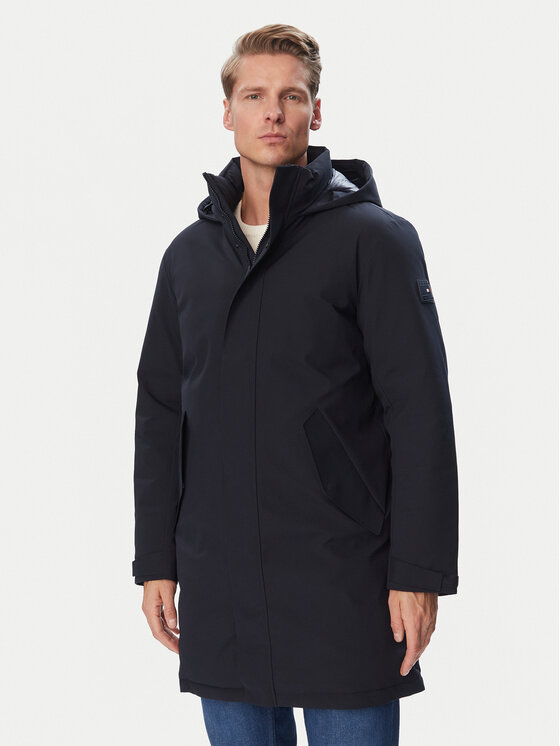 Tommy Hilfiger Tommy Hilfiger Parka MW0MW44989 Tumši zils Regular Fit