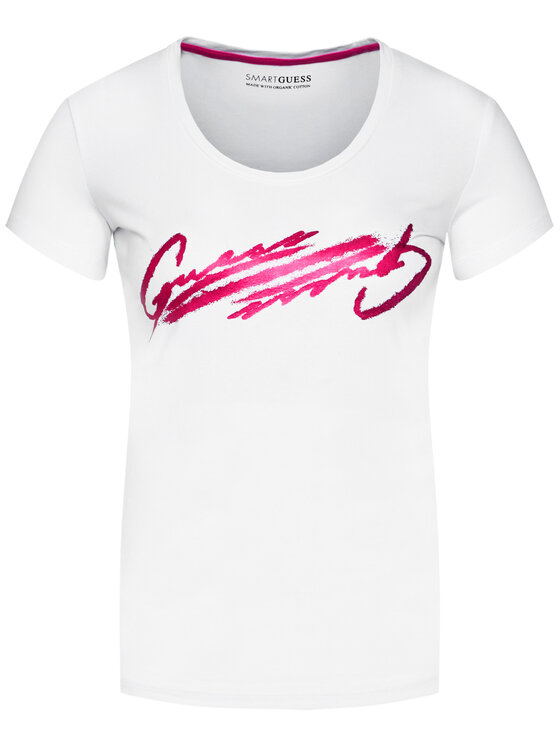 Guess Guess Majica Latisha Tee W0BI84 J1311 Bela Slim Fit