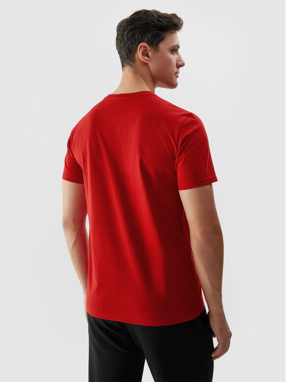 4F 4F T-shirt 4FWSS24TTSHM1154 Bordeaux Regular Fit