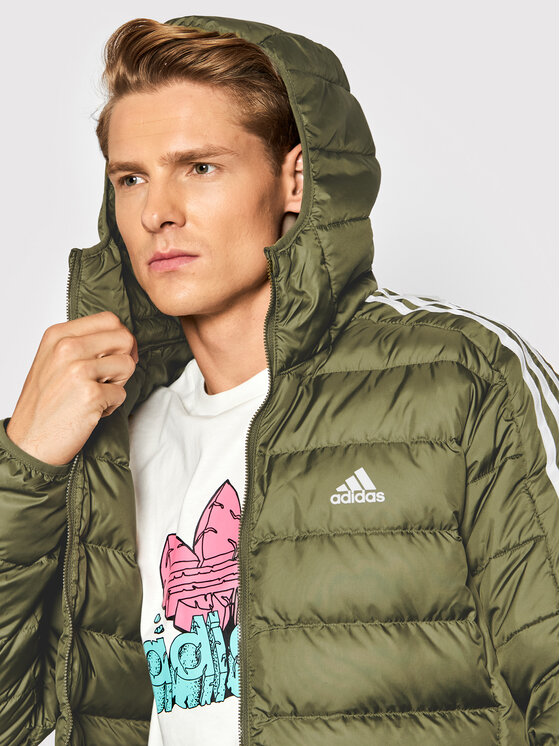 adidas Giubbotto piumino Essentials GT9142 Verde Slim Fit Modivo