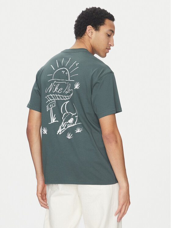 Nike Nike Tricou FZ5281 Verde Regular Fit