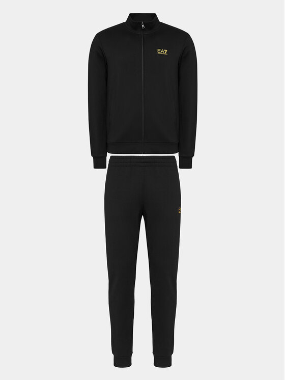 EA7 Emporio Armani EA7 Emporio Armani Анцуг 8NPV51 PJ05Z 0208 Черен Regular Fit