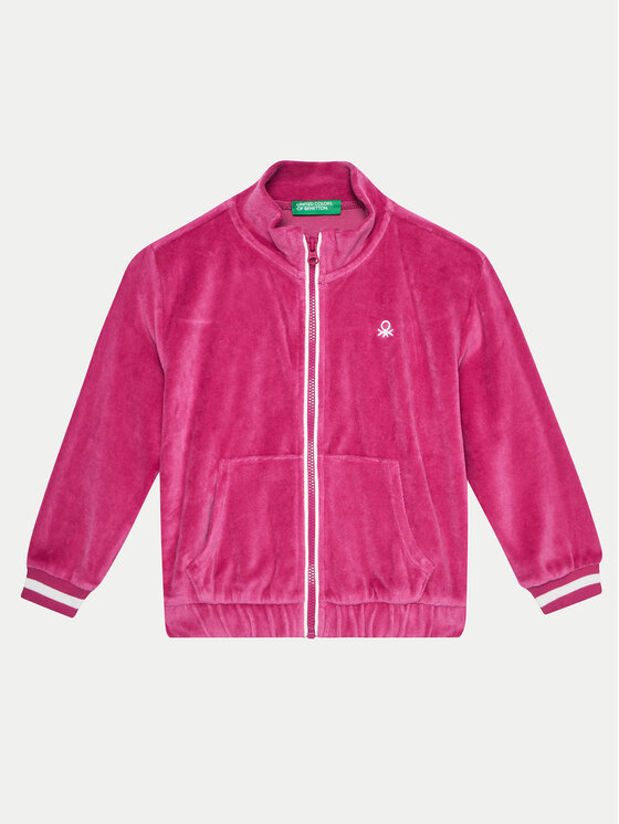 Dziewczęca Bluza United Colors Of Benetton, Rozmiar 82, Różowa, 3UK0G5036