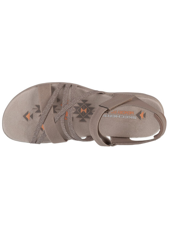 Skechers Skechers Sandały Reggae Slim - Meadow Grazer Szary