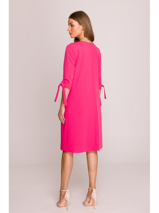 Stylove Stylove Sukienka wieczorowa S393 Różowy Premium Fit