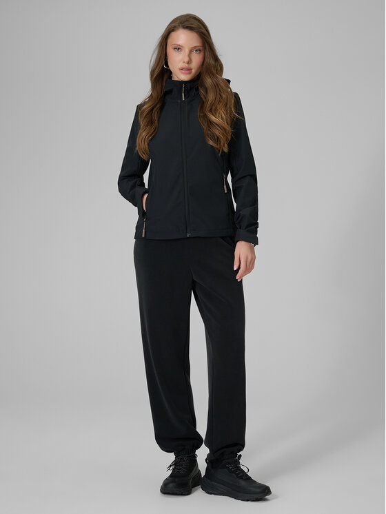 4F 4F Kurtka przejściowa EVERYDAY ACTIVE Czarny Slim Fit