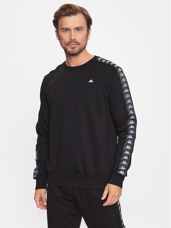 Kappa Bluză 312008 Negru Regular Fit