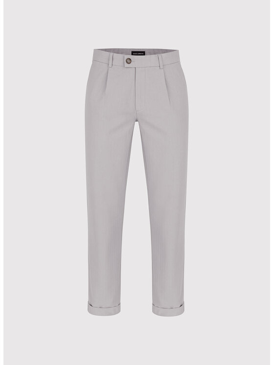 Pako Lorente Pako Lorente Spodnie materiałowe P26WF-WX-011 Szary Straight Fit