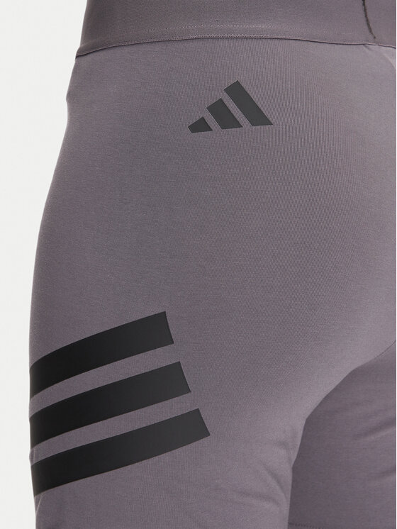 adidas adidas Dviratininkų šortai Future Icons 3-Stripes JE0170 Pilka Slim Fit