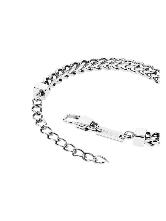 Breil Breil Bracciale BLOCK CHAIN Argento