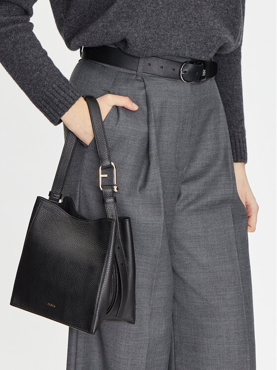 Furla Furla Τσάντα Nuvola Bucket Bag Mini WB01373-HSF000-O6000 Μαύρο